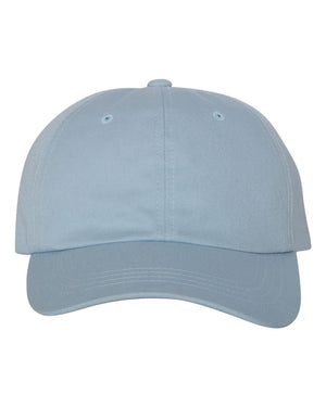 YP Classics Adult Low-Profile Cotton Twill Dad Cap - Light Blue