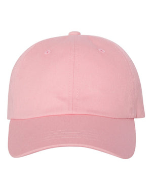 YP Classics Adult Low-Profile Cotton Twill Dad Cap - Pink