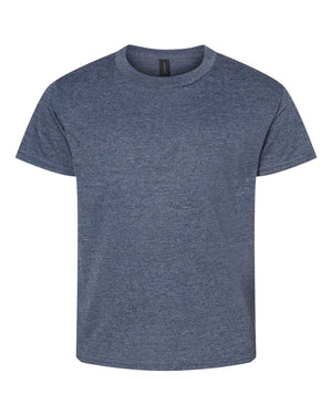 Gildan Youth Softstyle T-Shirt - Heather Navy