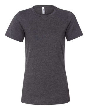 BELLA + CANVAS Ladies' Relaxed Heather CVC Short-Sleeve T-Shirt - Dark Grey Heather