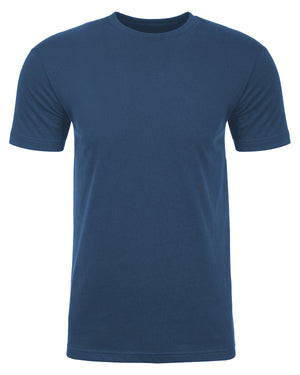 Next Level Apparel Men's Sueded Crew - Cool Blue