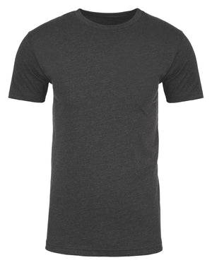 Next Level Apparel Men's Sueded Crew - Heather Charcoal