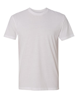 Next Level Men's Sueded Crew - White
