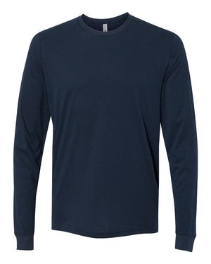 Next Level Unisex Sueded Long-Sleeve Crew - Midnight Navy