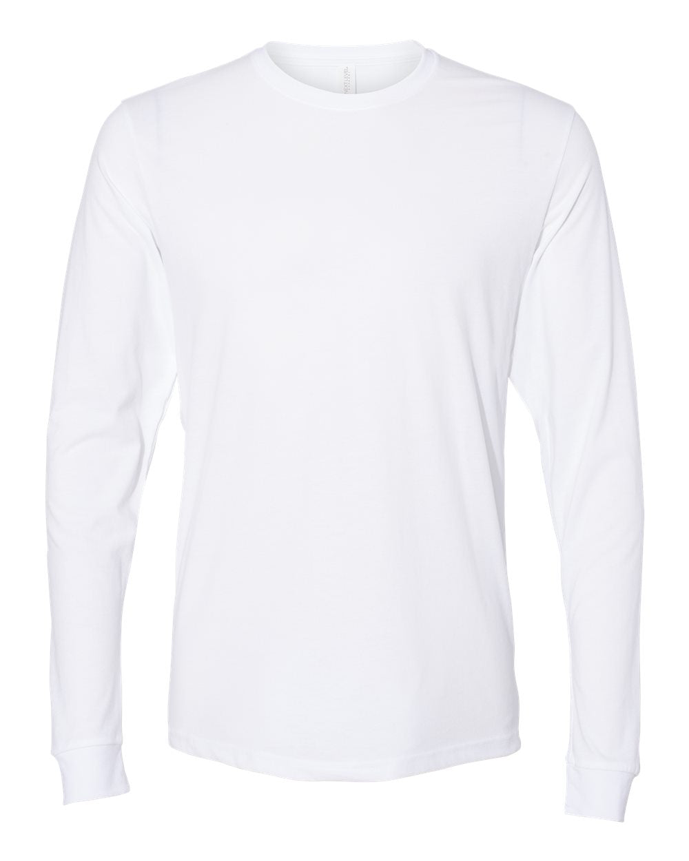 Next Level Unisex Sueded Long-Sleeve Crew - White