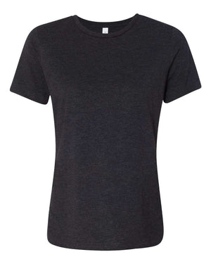 BELLA + CANVAS Ladies' Relaxed Triblend T-Shirt - Charcoal Black Triblend