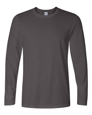 Gildan Adult Softstyle® Long-Sleeve T-Shirt - Charcoal