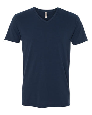 Next Level Men's Sueded V-Neck T-Shirt - Midnight Navy