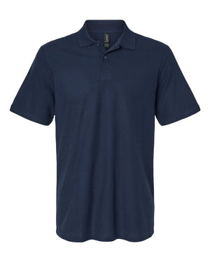Gildan Men's Softstyle Double Pique Polo - Navy