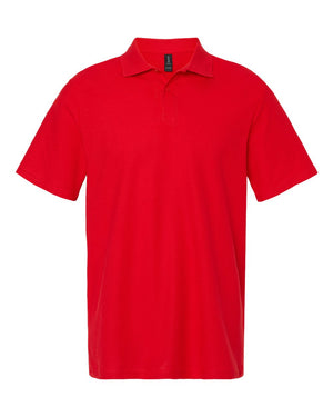 Gildan Men's Softstyle Double Pique Polo - Red