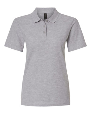 Gildan Ladies' Softstyle Double Pique Polo - Sport Grey