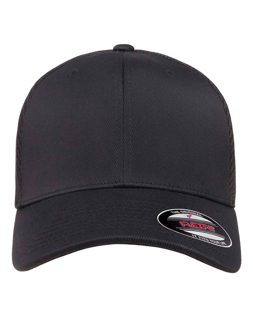 Flexfit Adult Ultrafibre and Airmesh Cap - Black