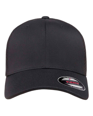 Flexfit Adult Ultrafibre and Airmesh Cap - Black