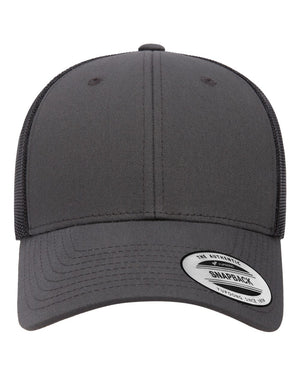 YP Classics Low Profile Trucker Cap - Charcoal/ Black