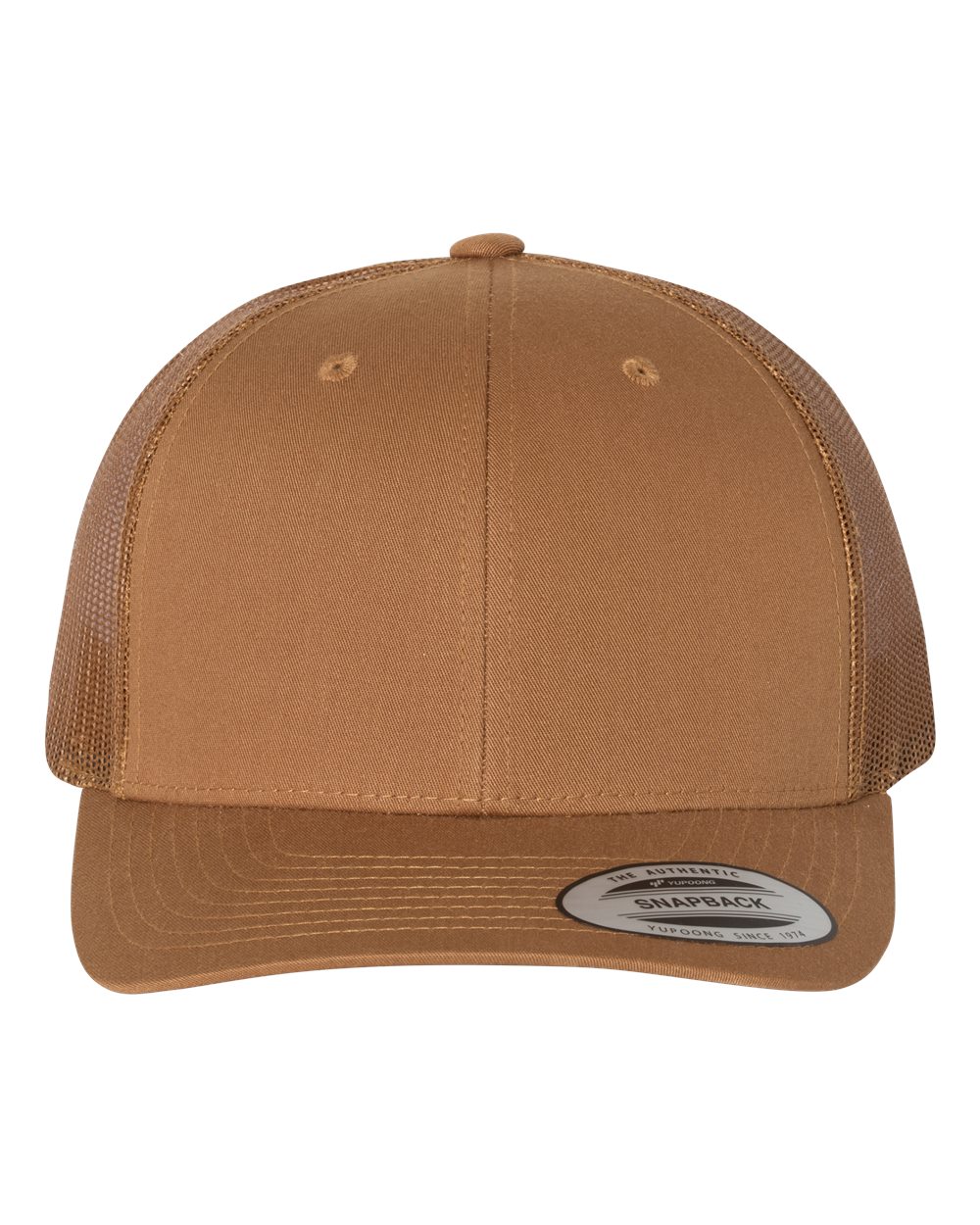 YP Classics Adult Retro Trucker Cap - Caramel