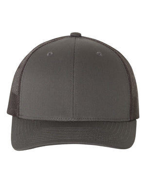 YP Classics Adult Retro Trucker Cap - Charcoal