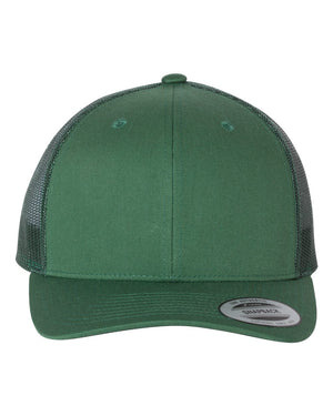 YP Classics Adult Retro Trucker Cap - Evergreen
