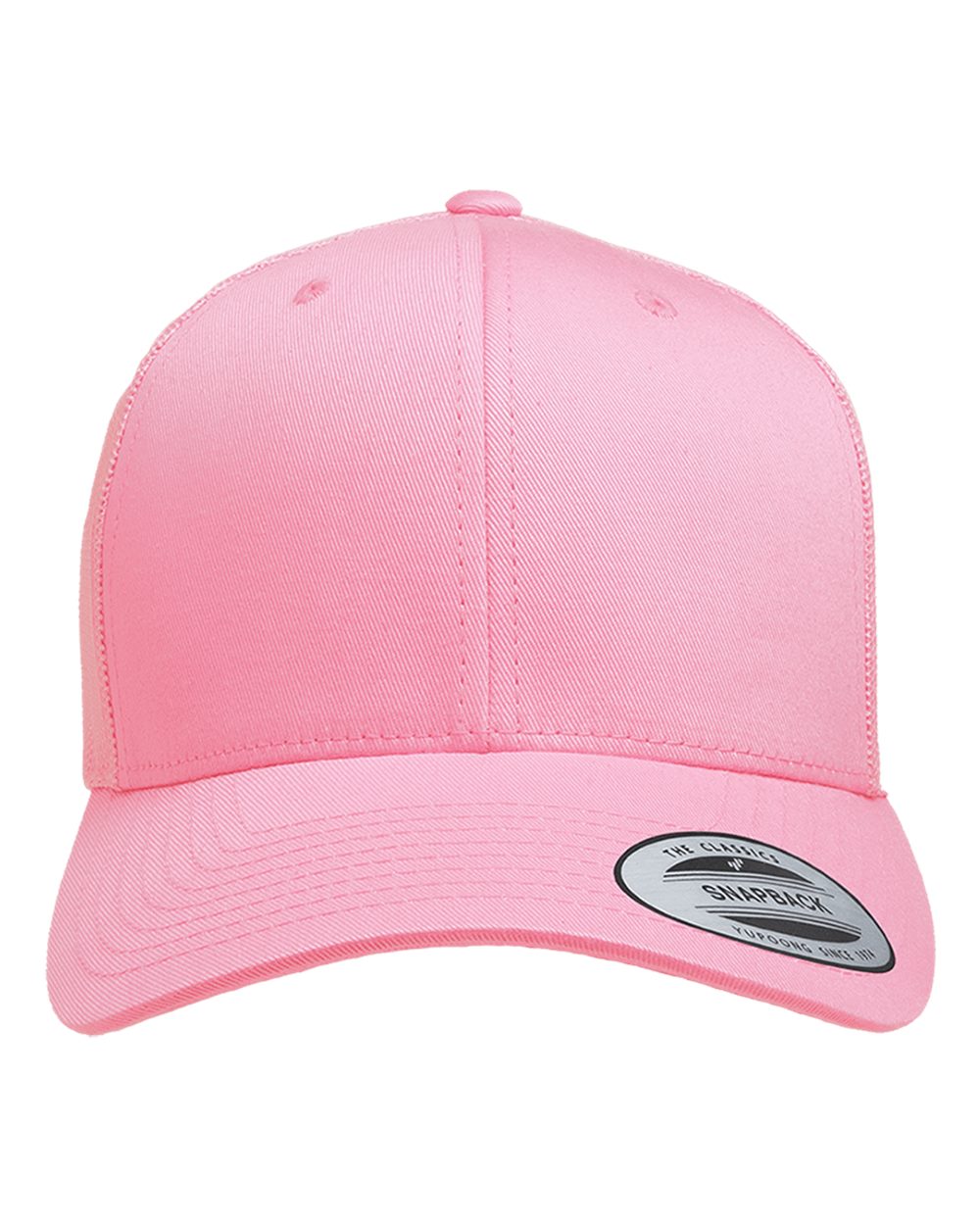 YP Classics Adult Retro Trucker Cap - Pink