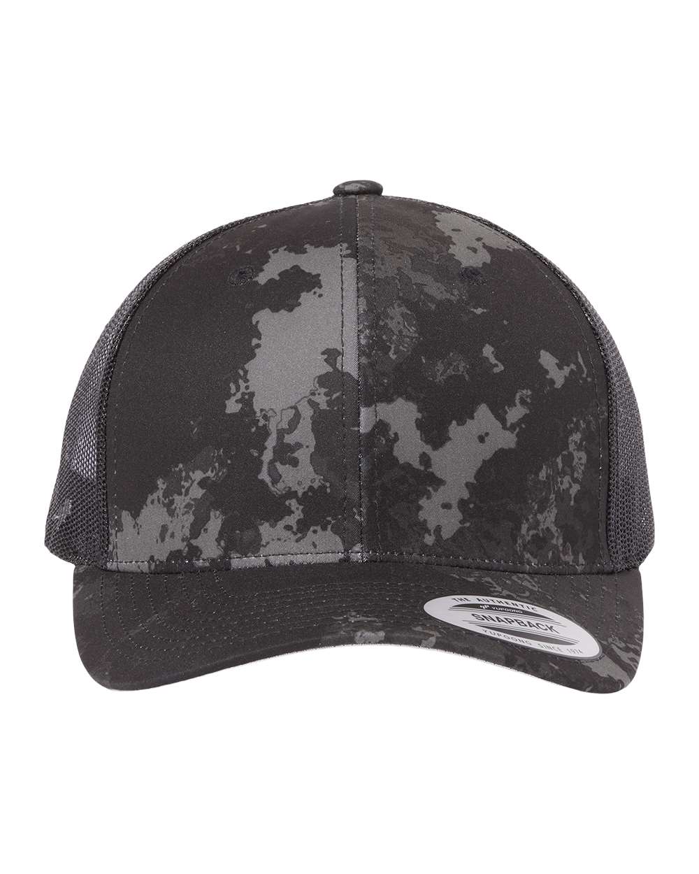 YP Classics Adult Retro Trucker Cap - Poseidon Black