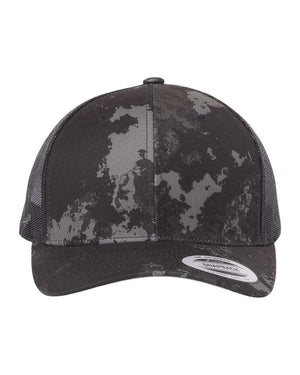 YP Classics Adult Retro Trucker Cap - Poseidon Black