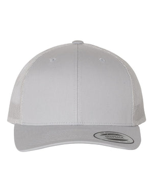 YP Classics Adult Retro Trucker Cap - Silver