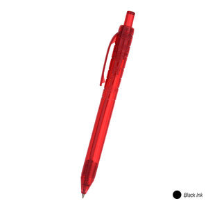 Oasis Bottle-Inspired Pen - Trans Red With Black