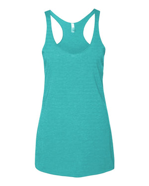 Next Level Ladies' Triblend Racerback Tank - Tahiti Blue