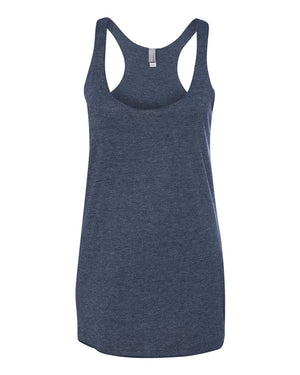 Next Level Ladies' Triblend Racerback Tank - Vintage Navy