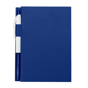 4" x 6" Notebook With Pen - Blue