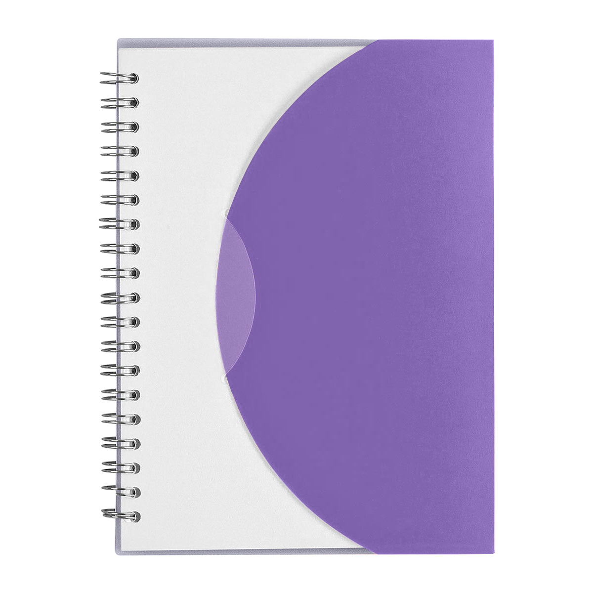 5" x 7" Spiral Notebook - Frost Purple