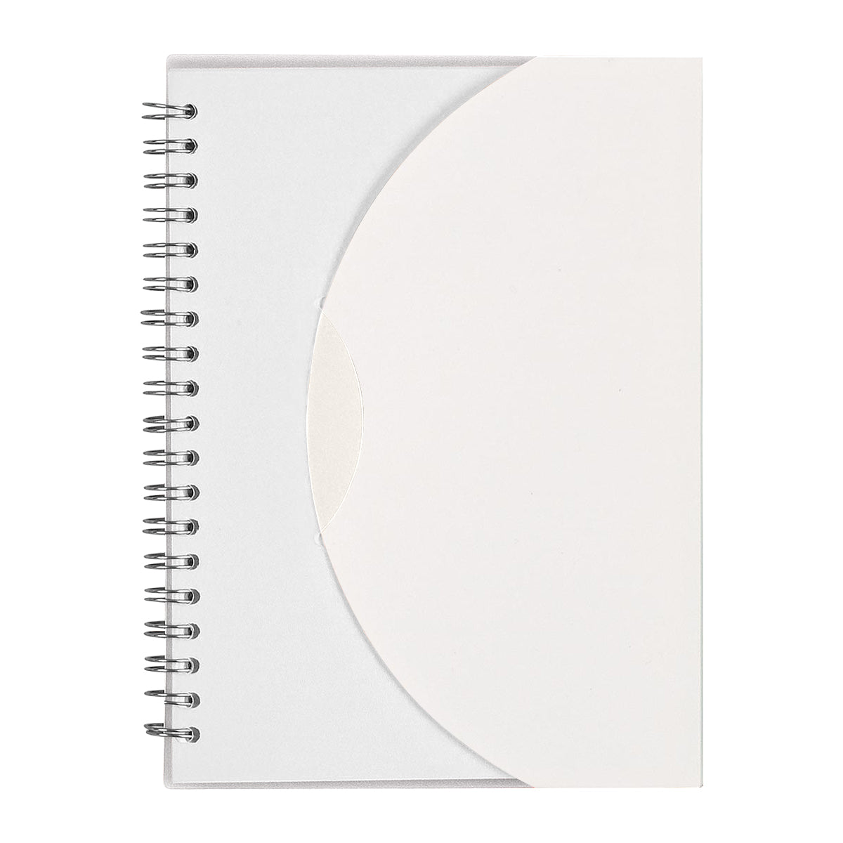 5" x 7" Spiral Notebook - White