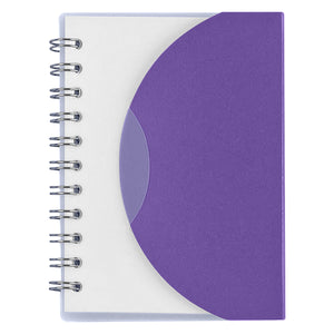 3" x 4" Mini Spiral Notebook - Frost Purple
