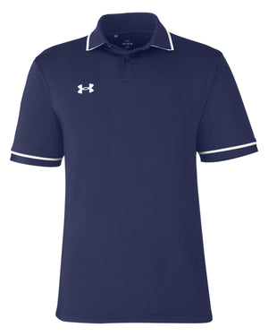 Men's Tipped Teams Performance Polo - Mid Nvy