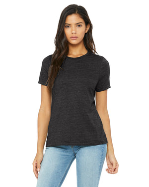 Ladies' Relaxed Heather CVC Short-Sleeve T-Shirt - Dark Gry Heather