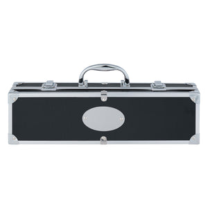 BBQ Set In Aluminum Case - Black