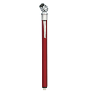 Tire Gauge With Clip - Metallic Red