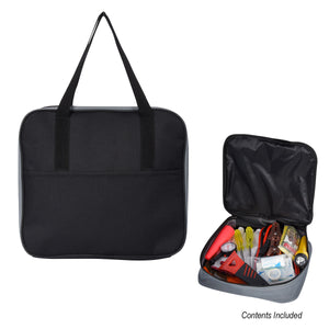Auto Emergency Kit - Black With Gray