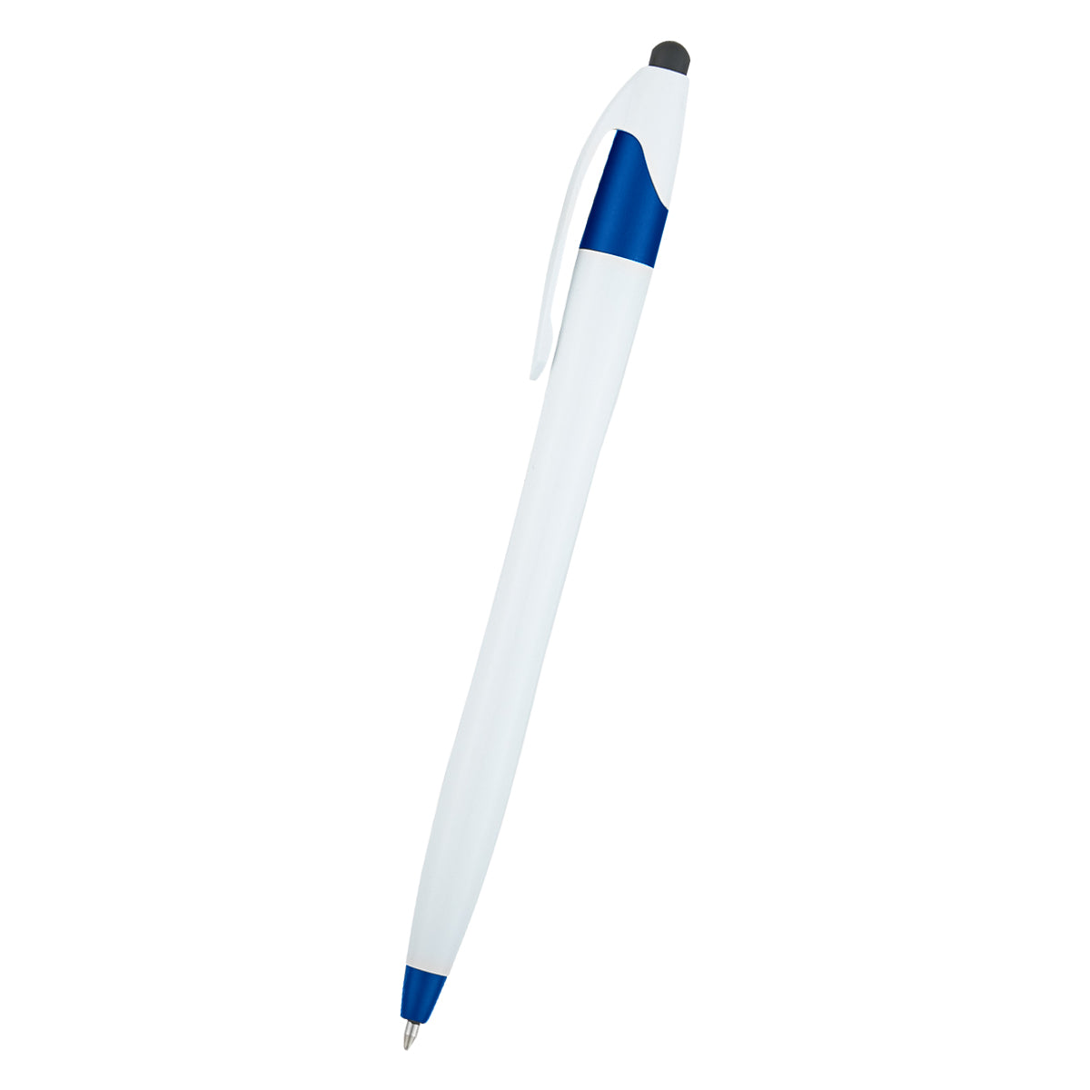 Dart Stylus Pen - Metallic White With Blue