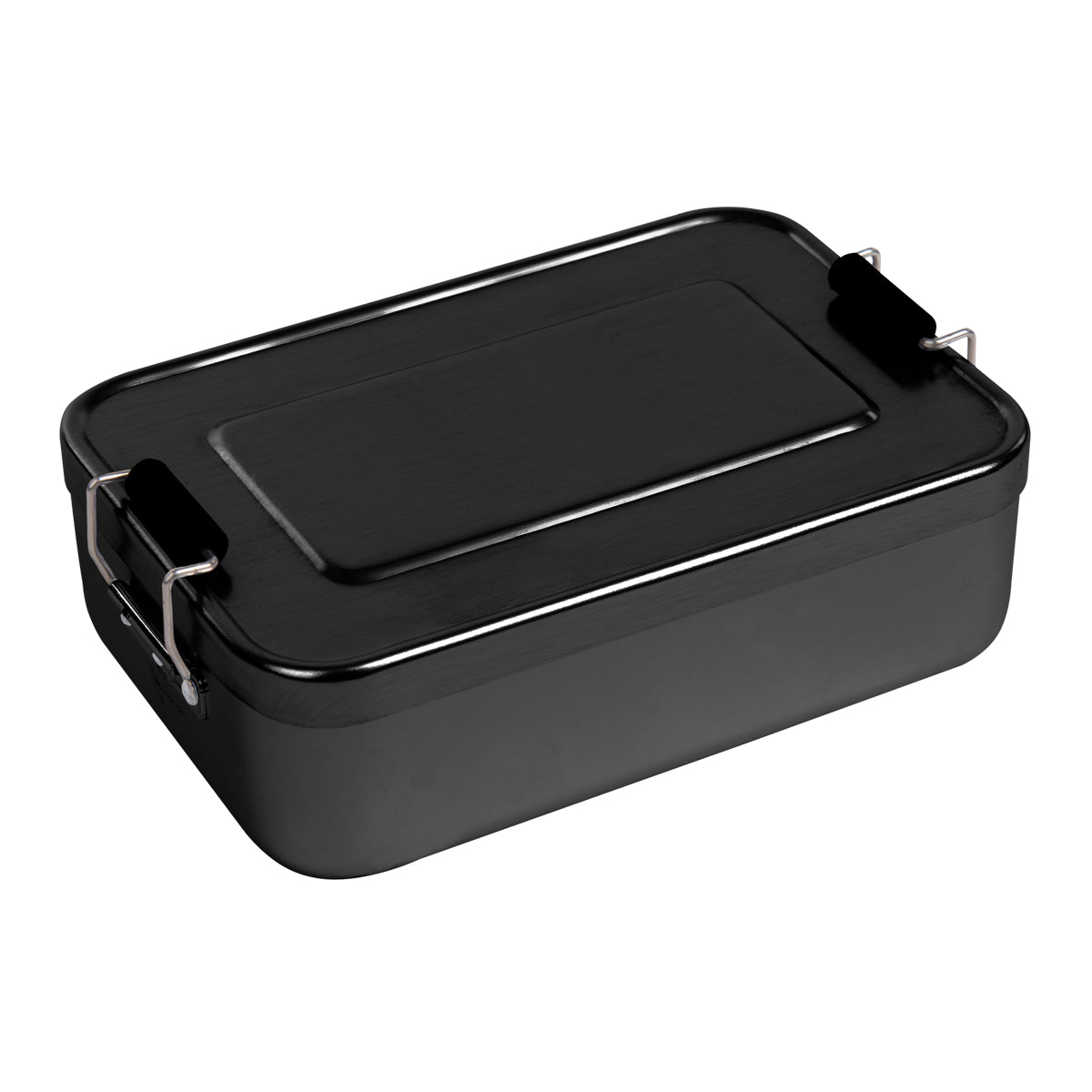Grip Latch Aluminum Bento Box - Black