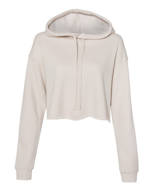 BELLA + CANVAS Ladies' Cropped Fleece Hoodie - Heather Dust
