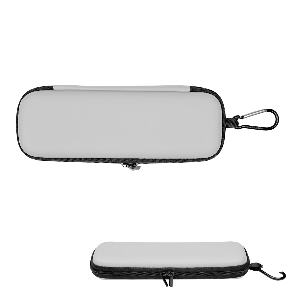 Protective Case With Carabiner - Gray