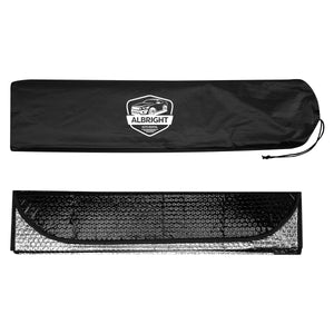 Accordion Auto Sun Shade - Black