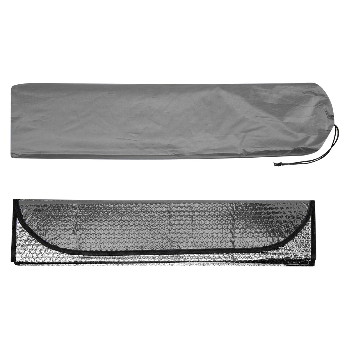 Accordion Auto Sun Shade - Gray