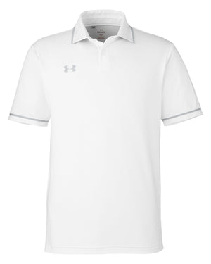 Men's Tipped Teams Performance Polo - Wht