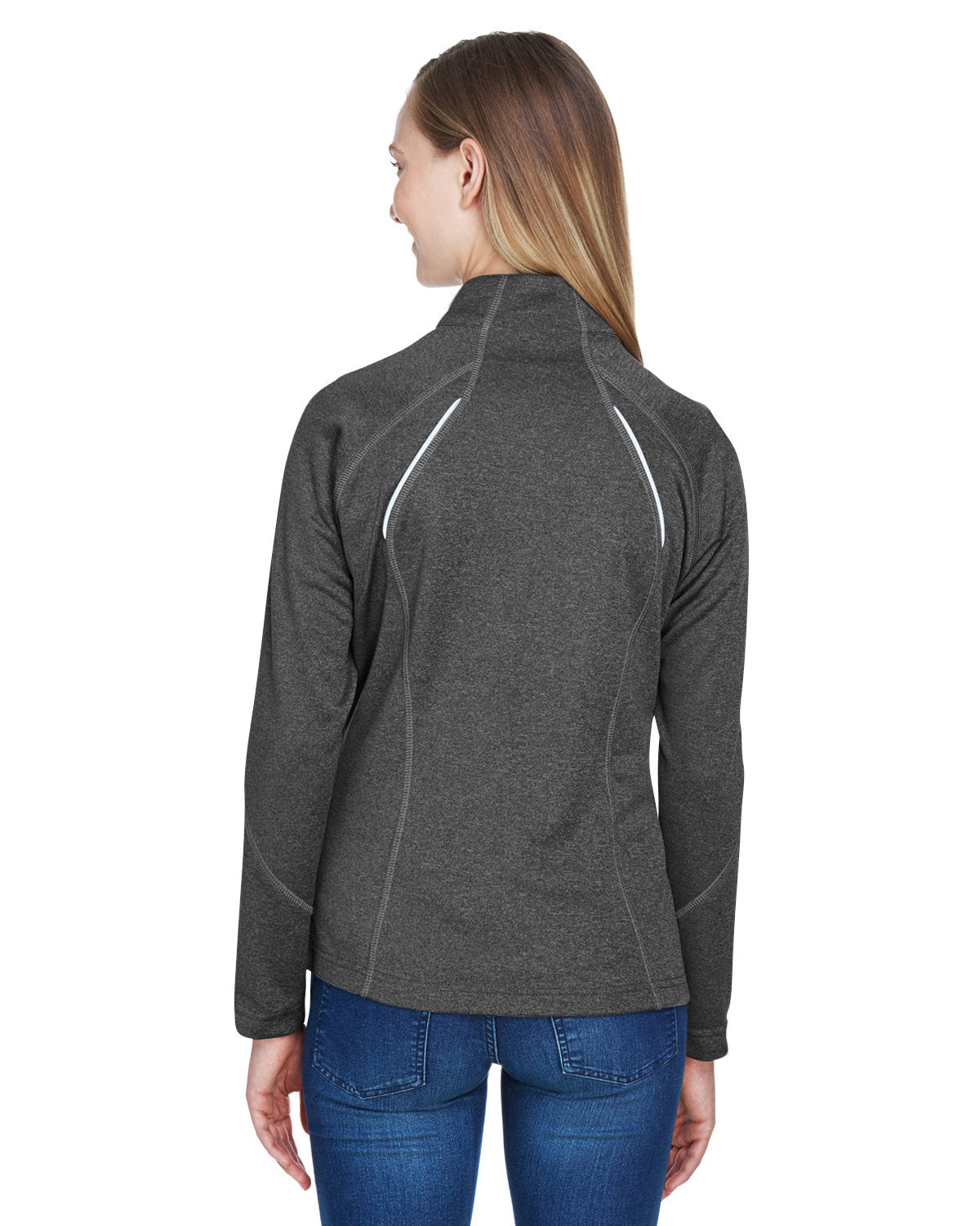 North End Ladies' Gravity Performance Fleece Jacket - Back