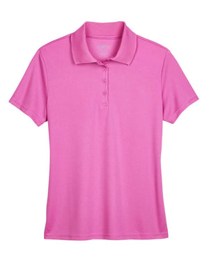 CORE365 Origin Pique Polo - Ladies - Charity Pink