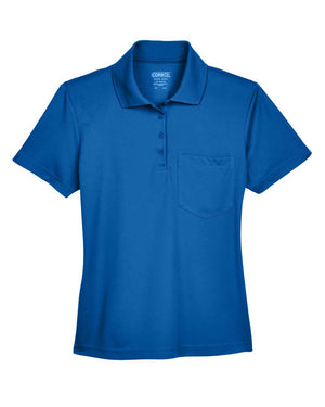 CORE365 Origin Performance Pique Polo with Pocket - Women's - True Royal