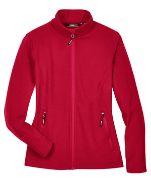 CORE365 Ladies' 2-Layer Fleece Bonded Soft Shell Jacket - Classic Red