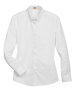 CORE365 Operate Long Sleeve Twill Shirt (Ladies') - White