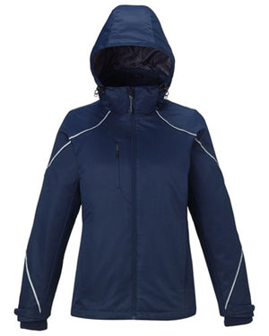 North End Ladies' Angle 3-in-1 Jacket with Bonded Fleece Liner - Night